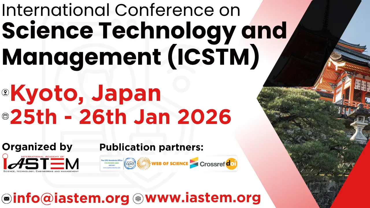 Science Technology and Management Conference in Japan Science Technology and Management Conference in Japan